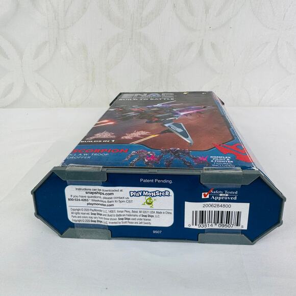 Snap Ships Build to Battle Scorpion K.L.A.W. Troop Dropper 3 Builds in 1 New - Picture 3 of 6